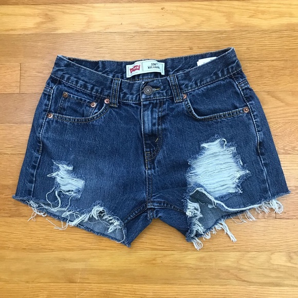 Levi's Pants - Vintage Levi High Waist Custom Denim Shorts